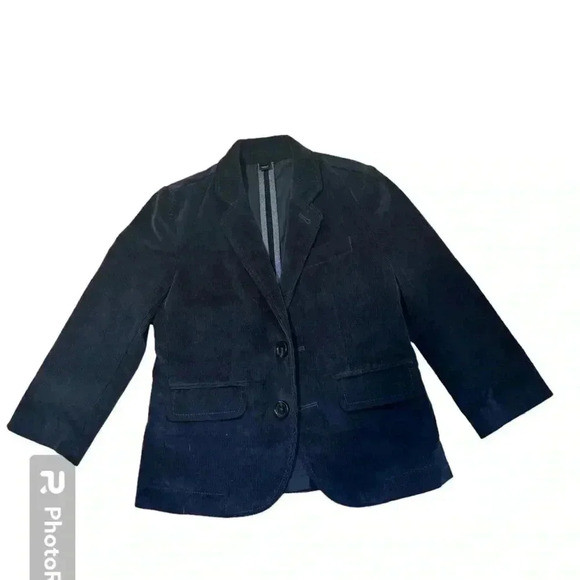 Crew Cuts kids blazer corduroy navy blue Jacket 3T